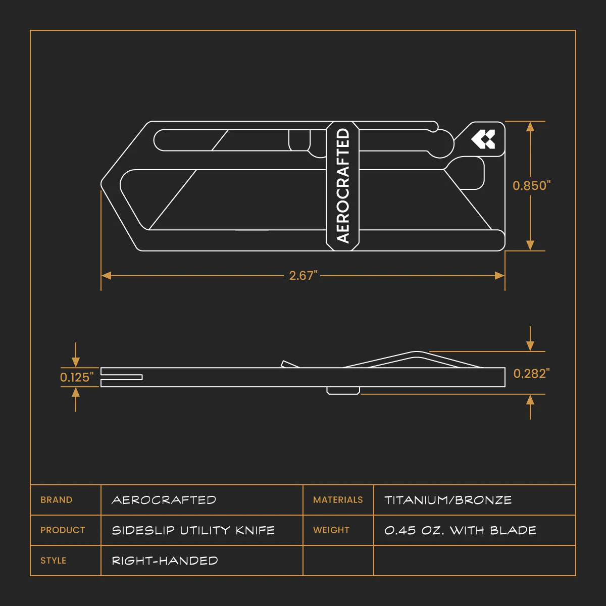 Sideslip Titanium Utility Knife - Image 10