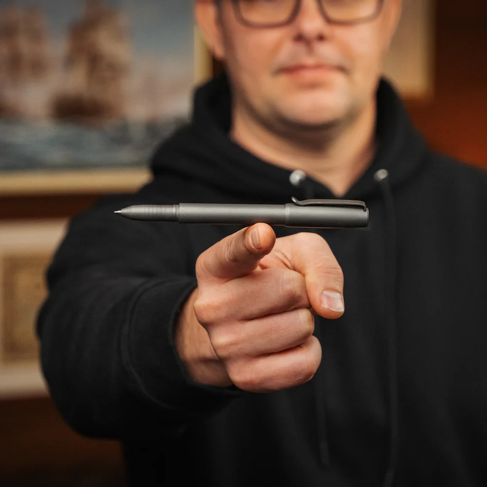 Base Line Capped Titanium Pen - Image 3