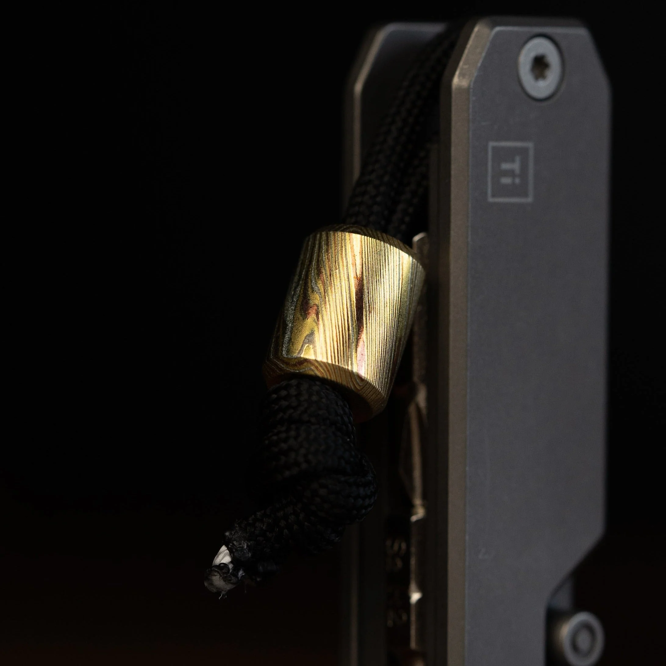 Brass Damascus Bead - Image 2