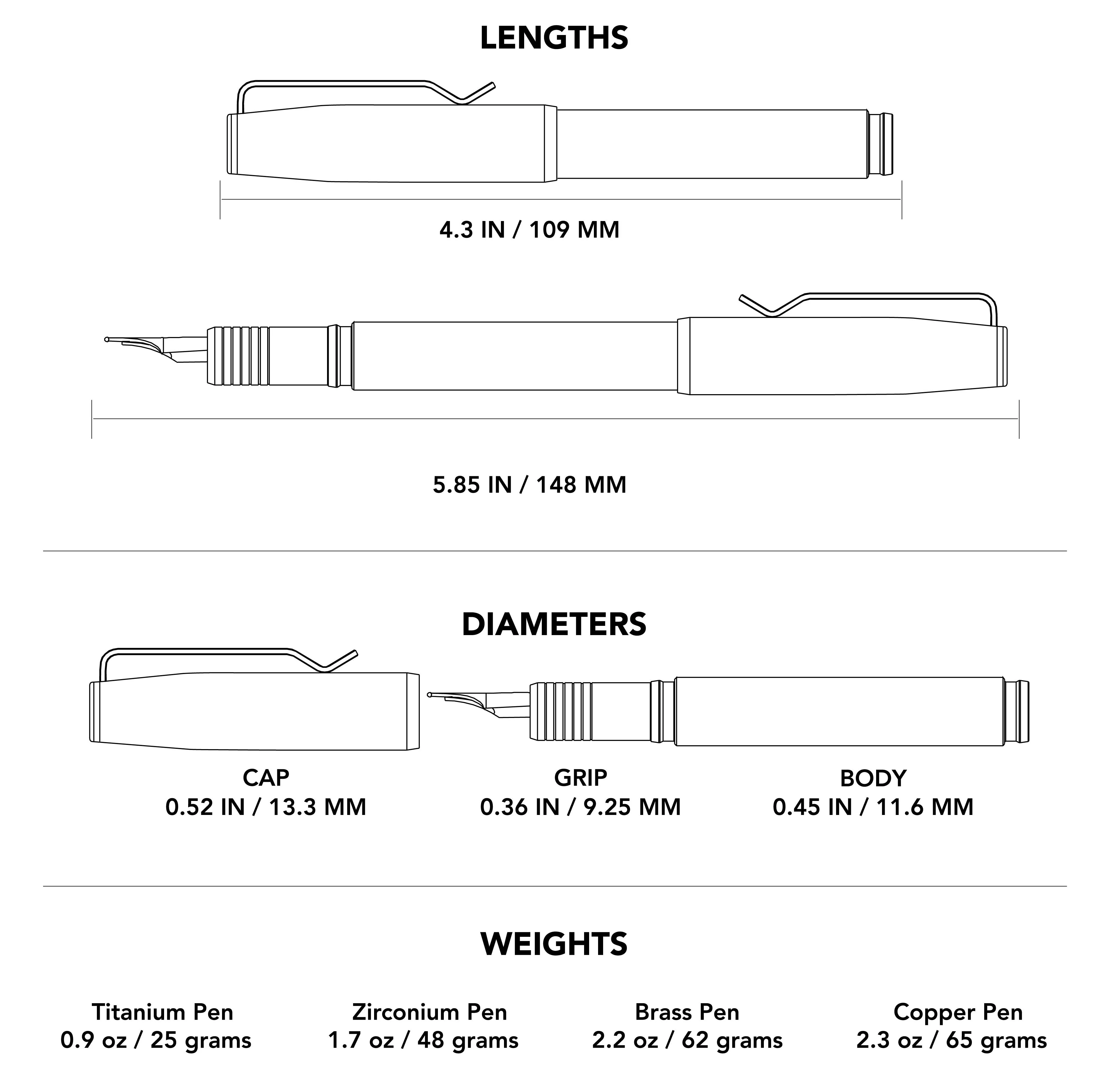 Fountain EDC Zirconium Pen - Image 2