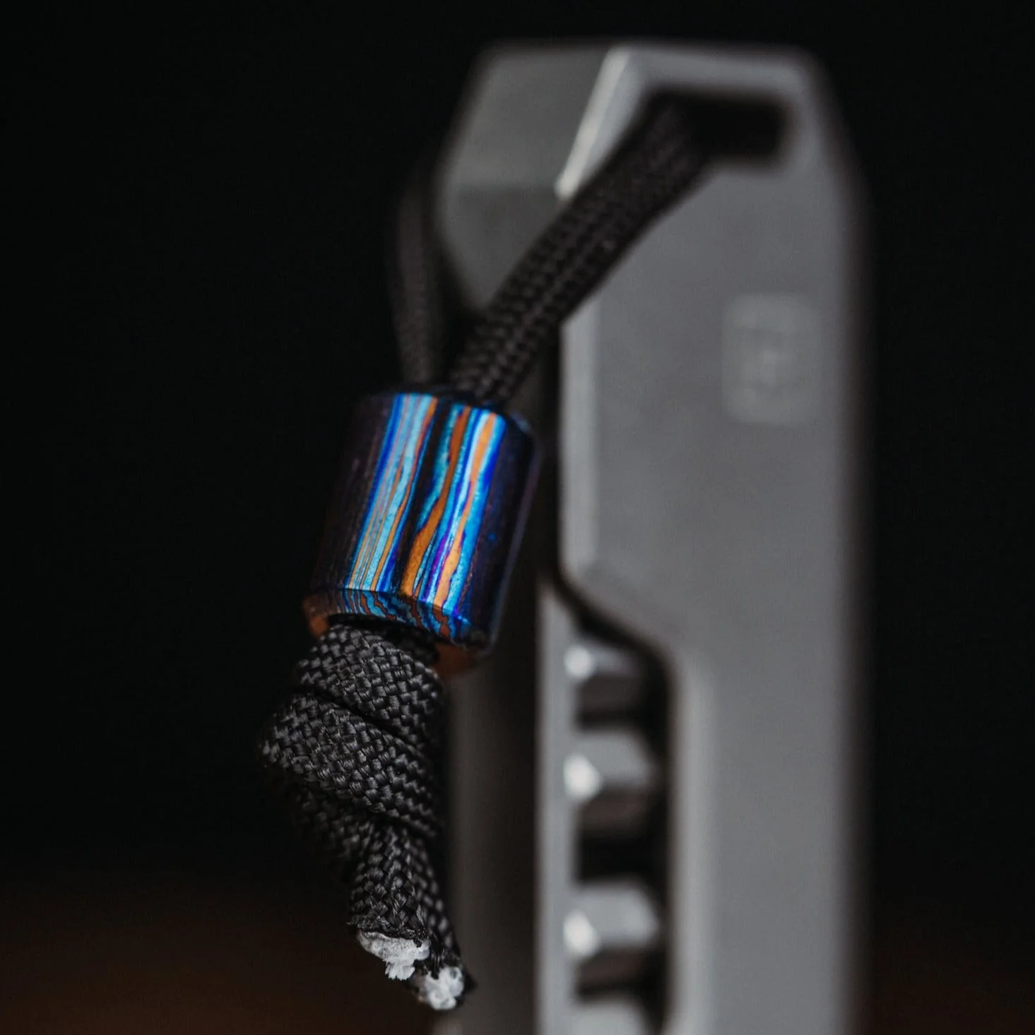 Titanium Damascus Bead - Image 2