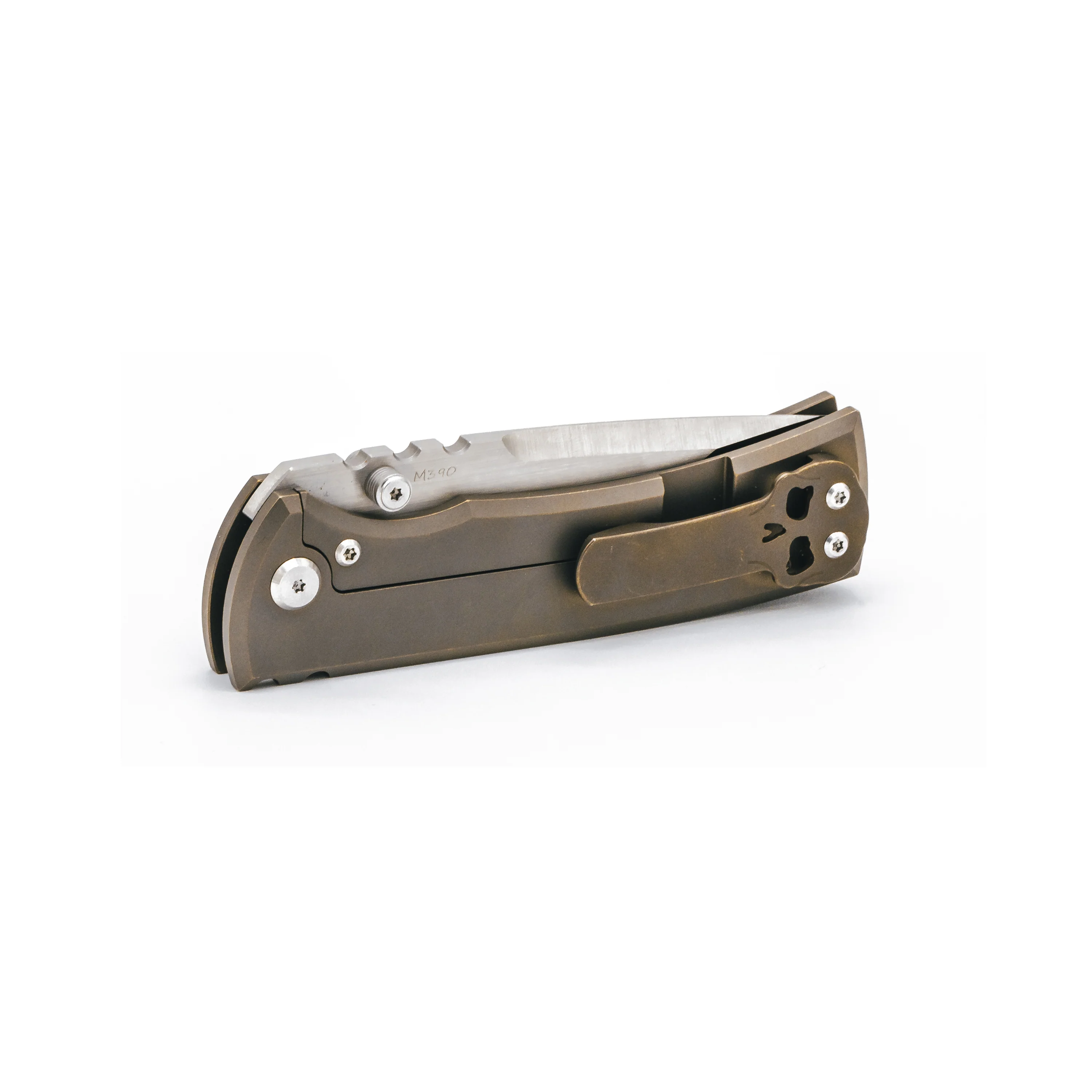 Exclusive 229 Redencion Bronze Ti Chisel Knife - Image 3
