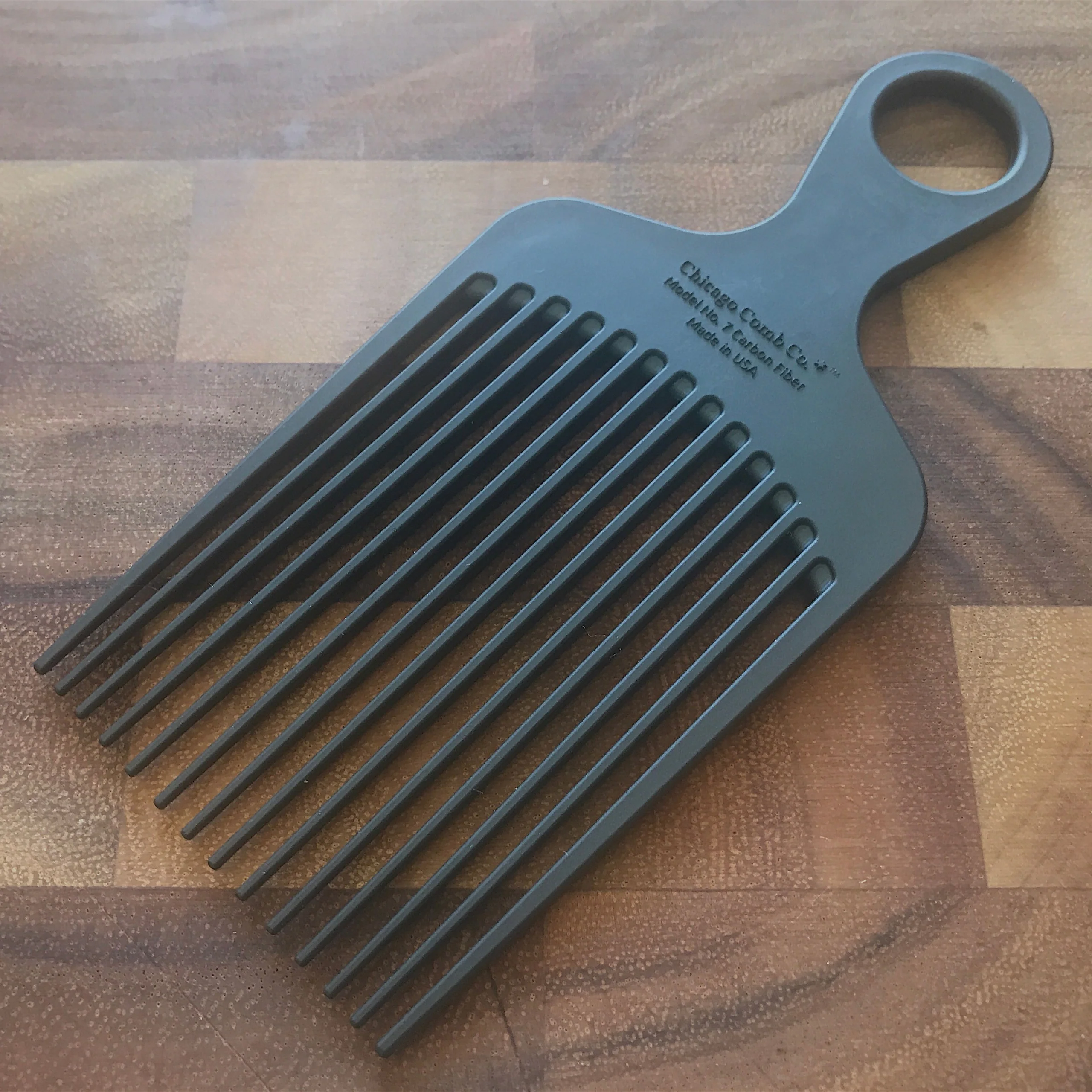 Model No. 7 Carbon Fiber Afro Comb - Image 3