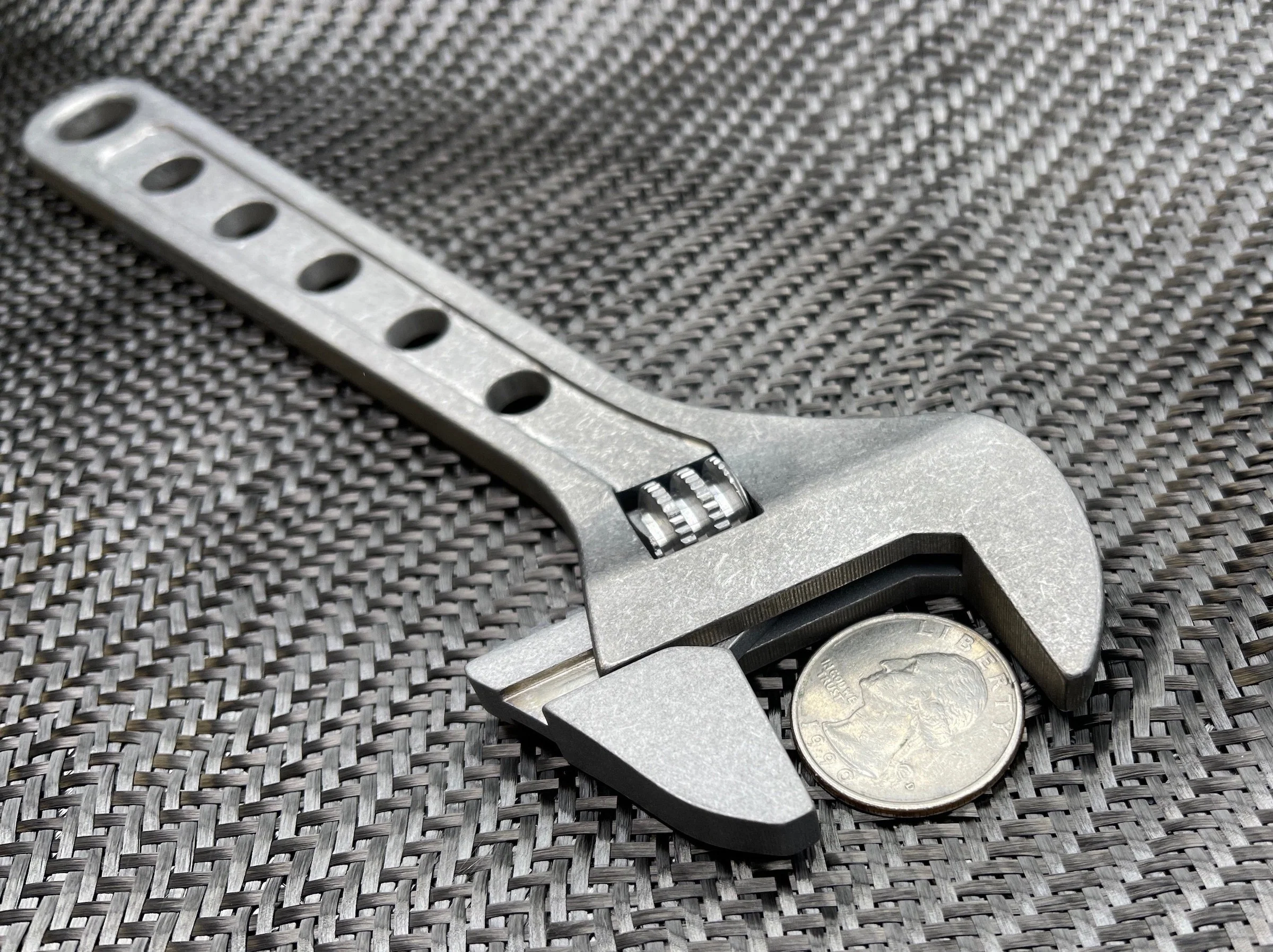 Adjustable Wrench Titanium 8" - Image 6