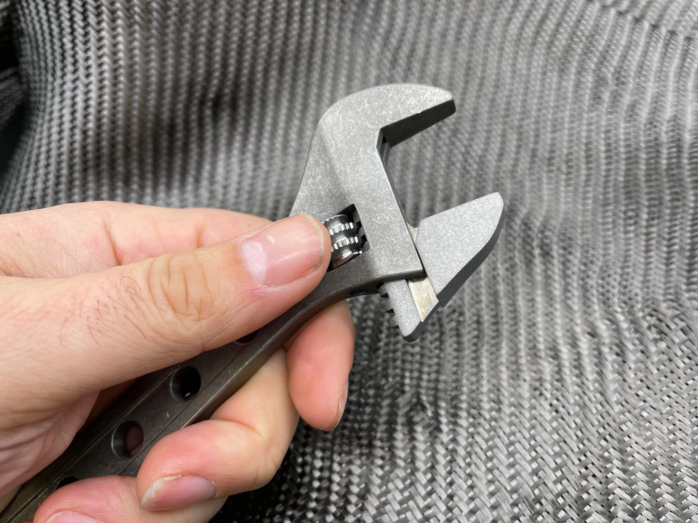 Adjustable Wrench Titanium 8" - Image 7