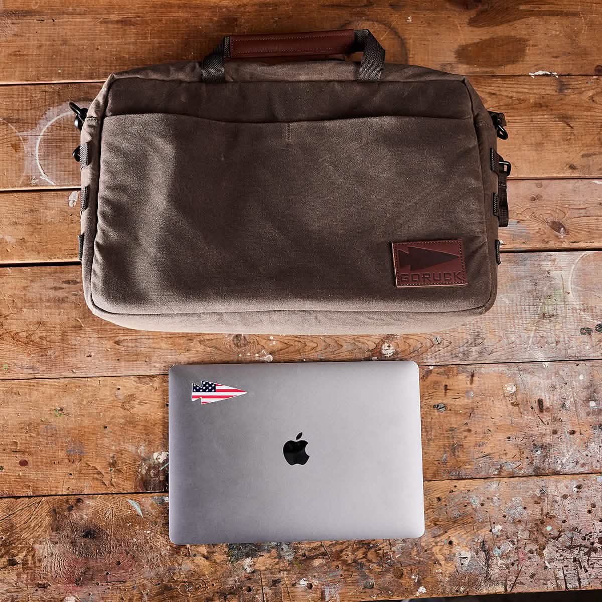 Shoulder Bag Waxed Canvas - Image 13