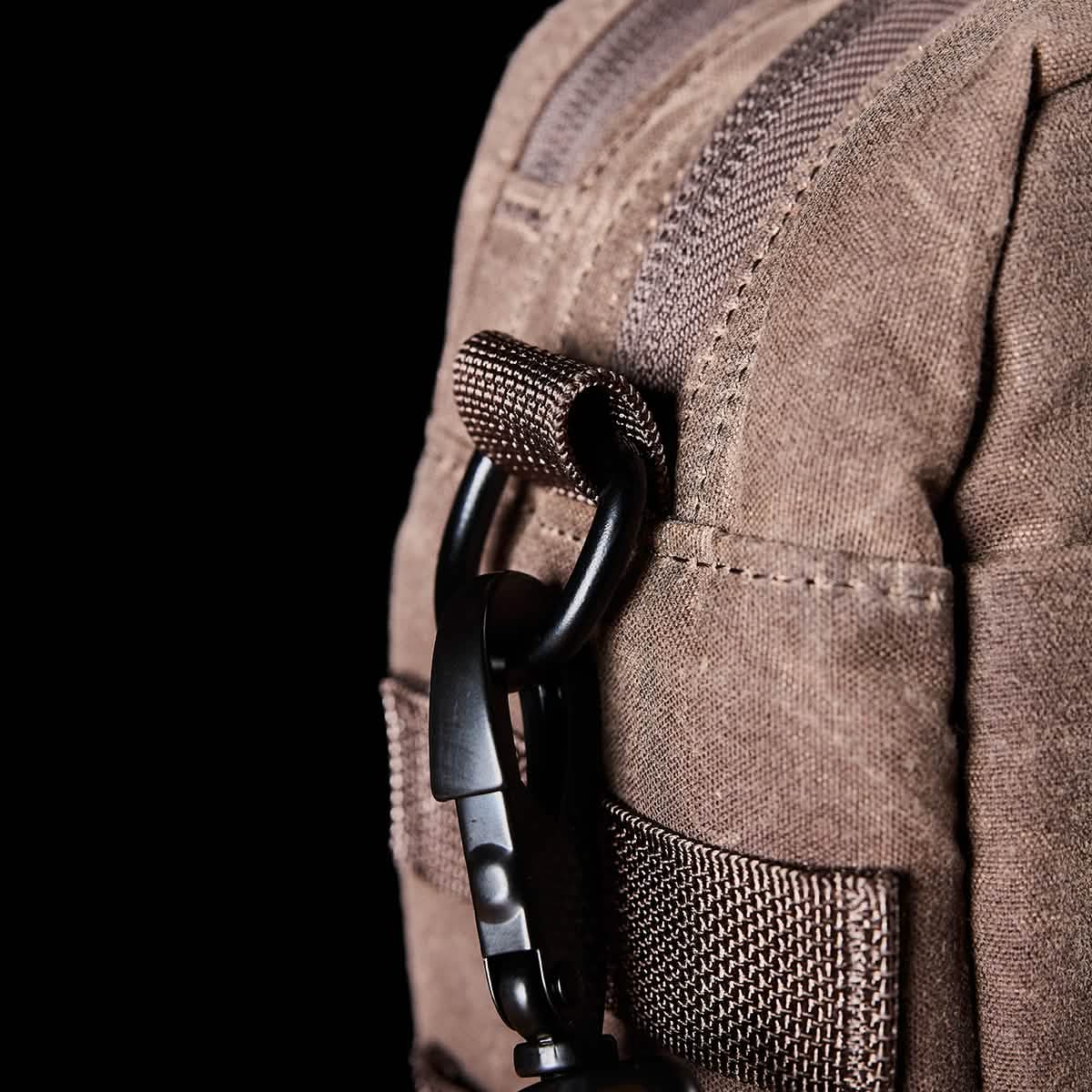 Shoulder Bag Waxed Canvas - Image 8