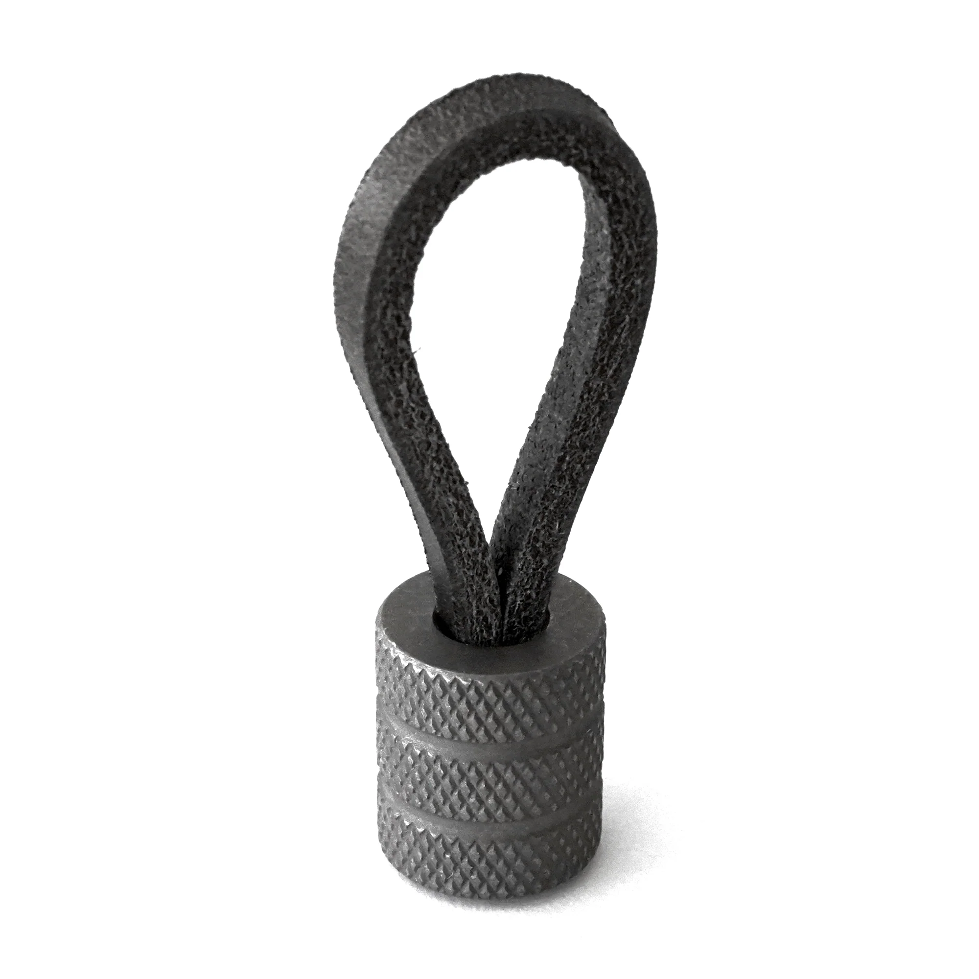 Titanium Knurled Bead + Lanyard - Image 2