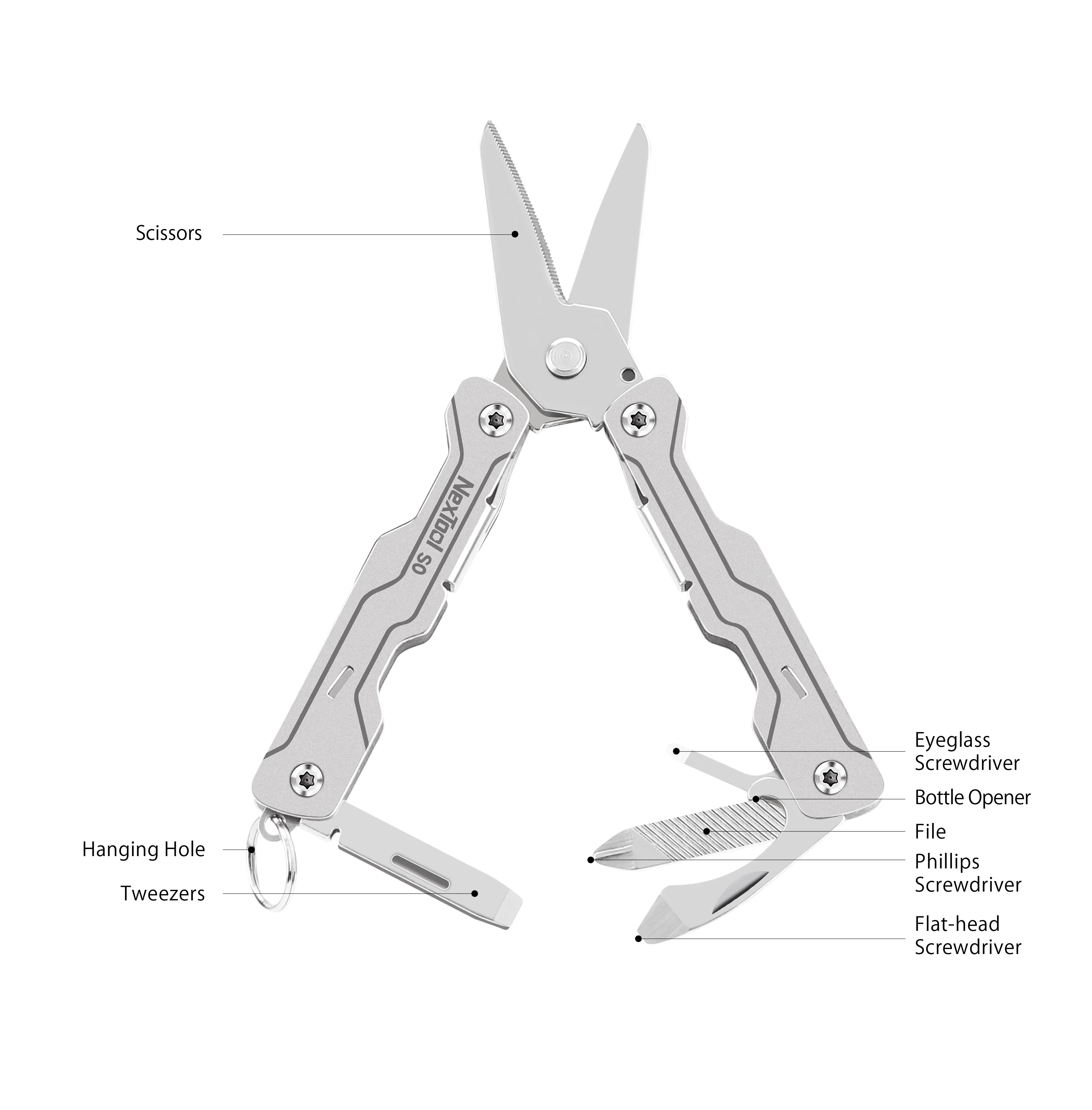 Micro Sailor Scissors S0 Multi-Tool - Image 3