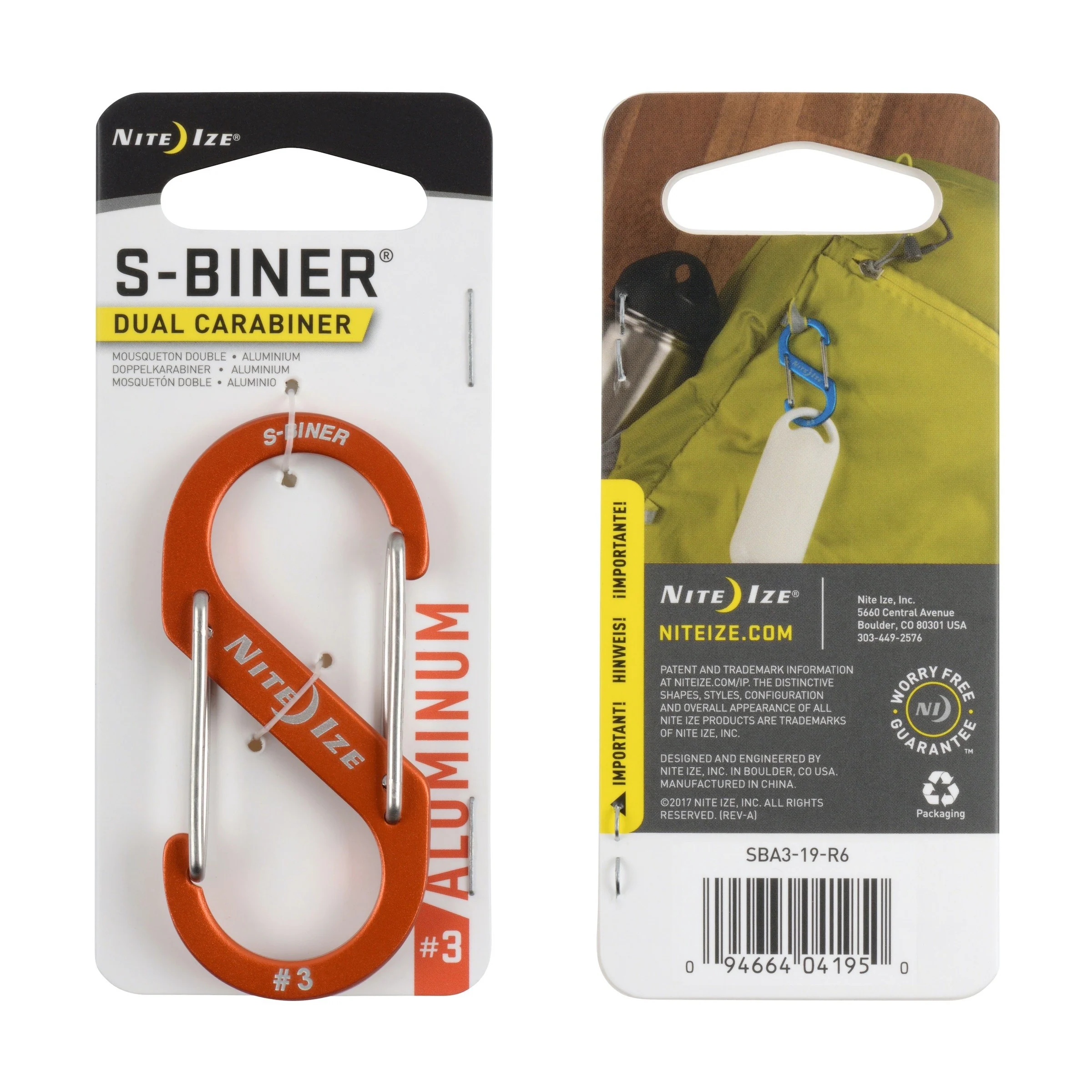 S-Biner® Aluminum Dual Carabiner - Image 10