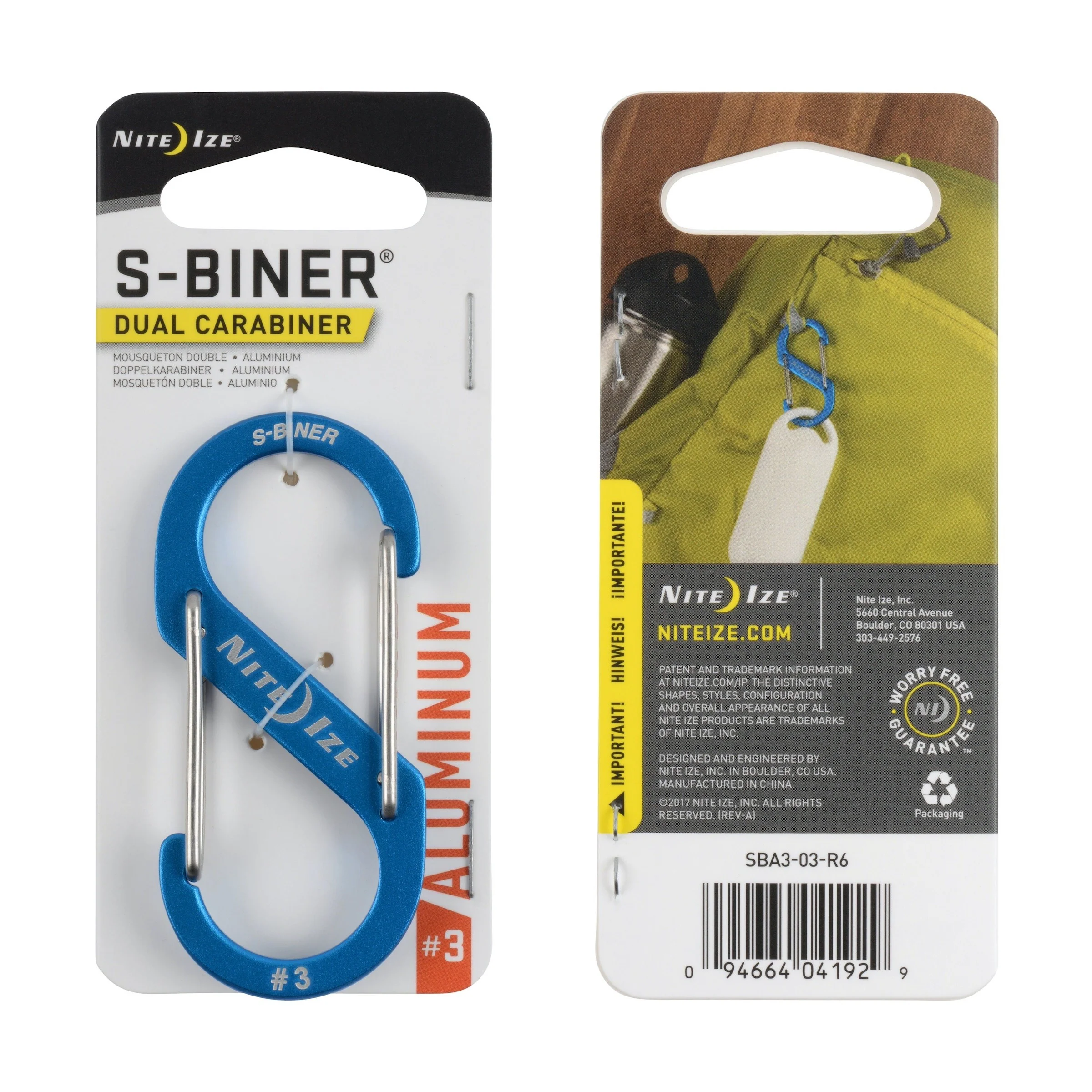 S-Biner® Aluminum Dual Carabiner - Image 6