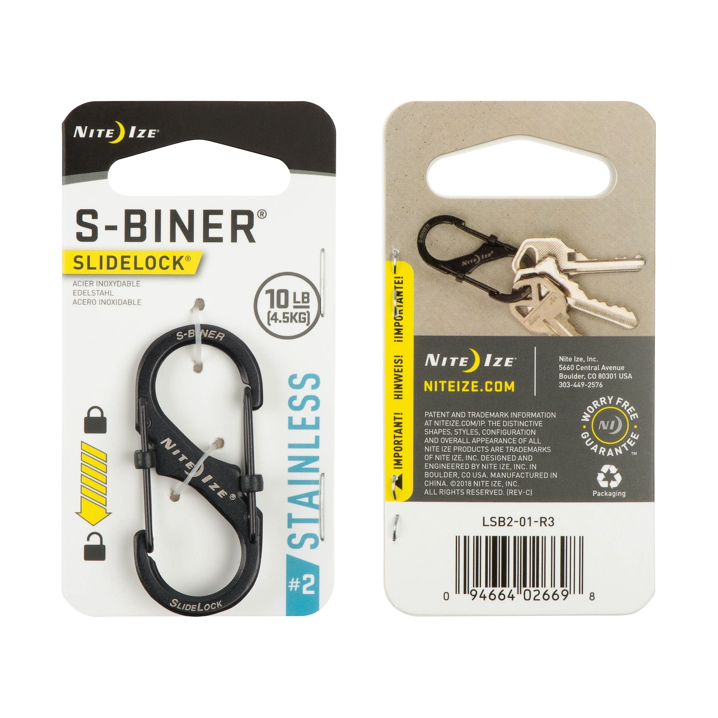 S-Biner® SlideLock® Stainless Carabiner - Image 3