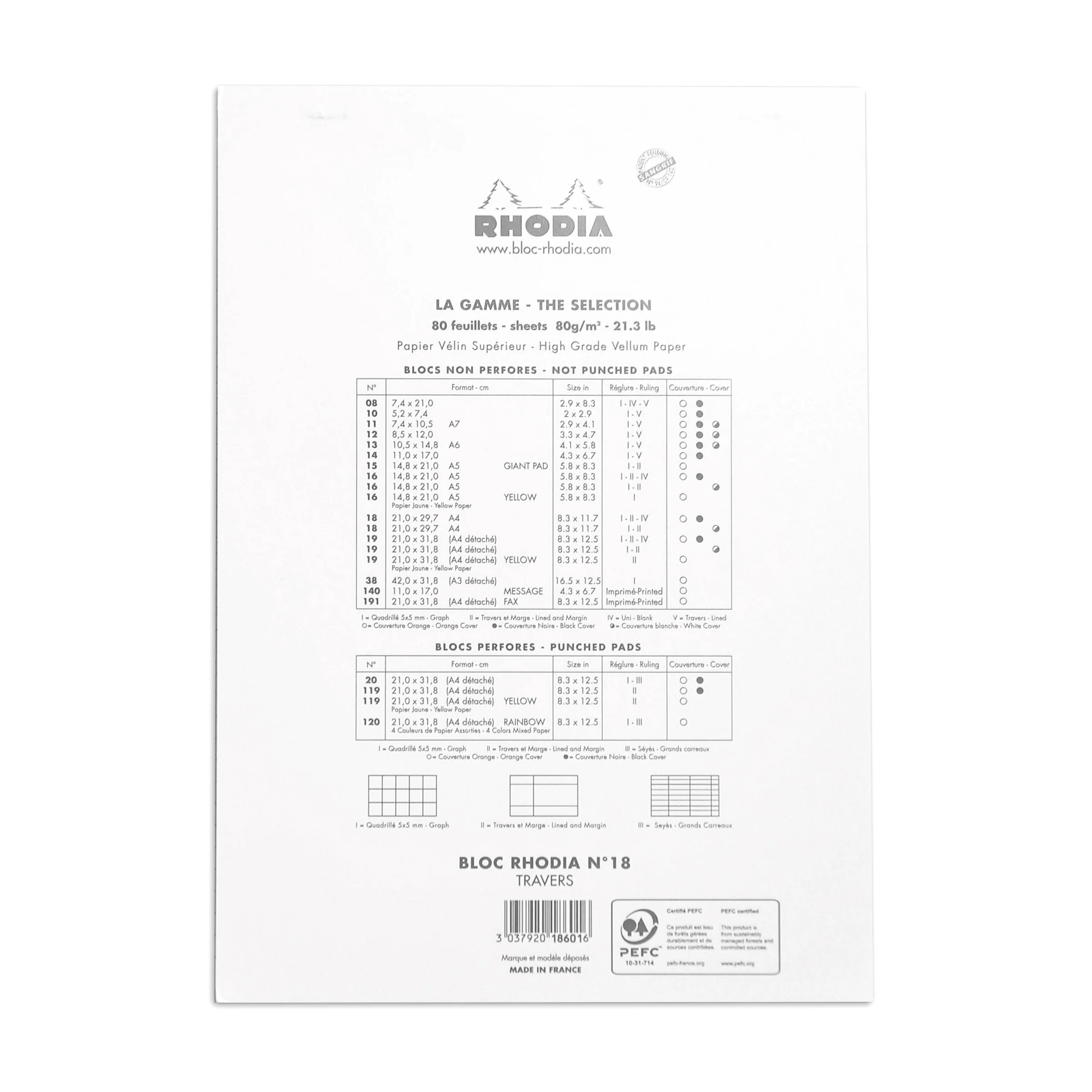 Bloc N°18 Memo Pad - Image 17