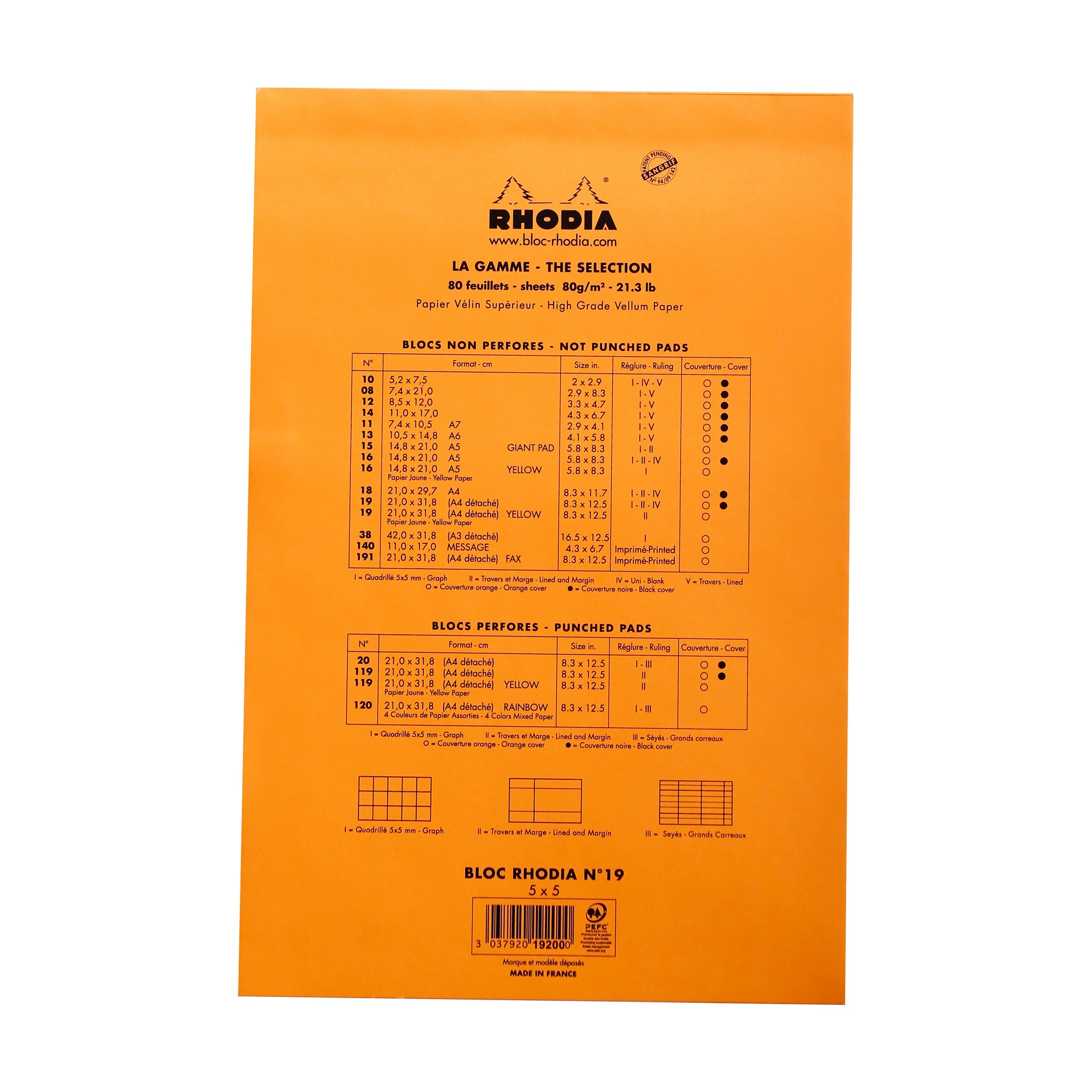 Bloc N°19 Memo Pad - Image 6