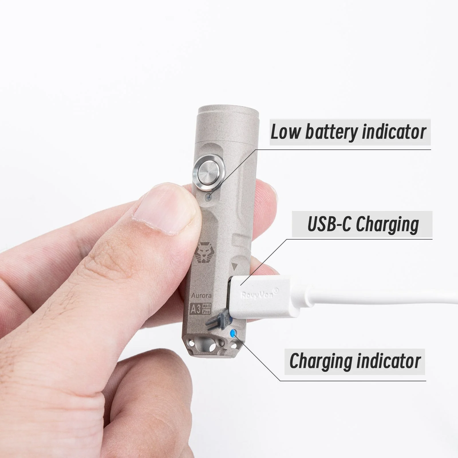 Aurora A3 Pro Aluminum (G4) Flashlight - Image 4