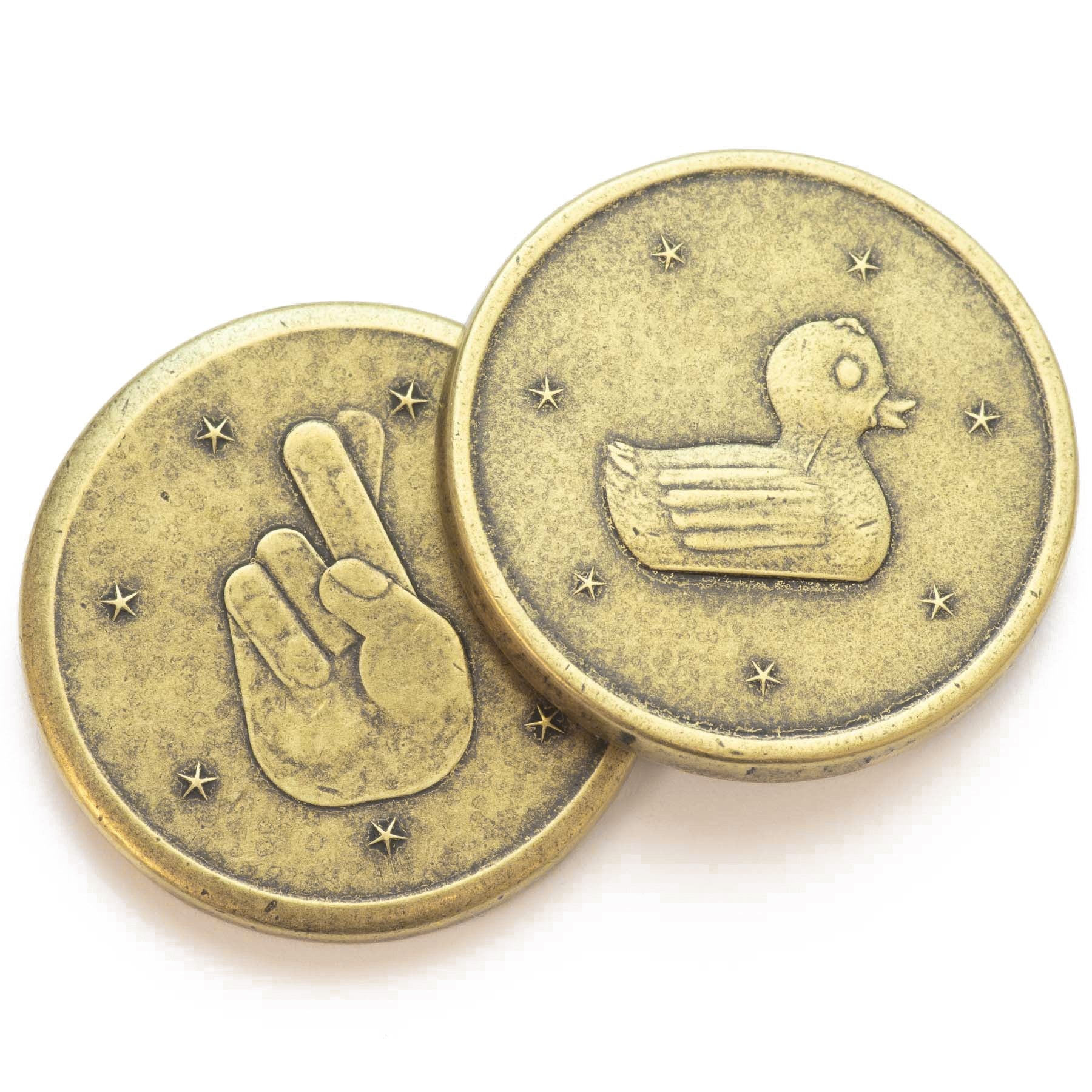 Lucky Duck Brass Coin - Image 3
