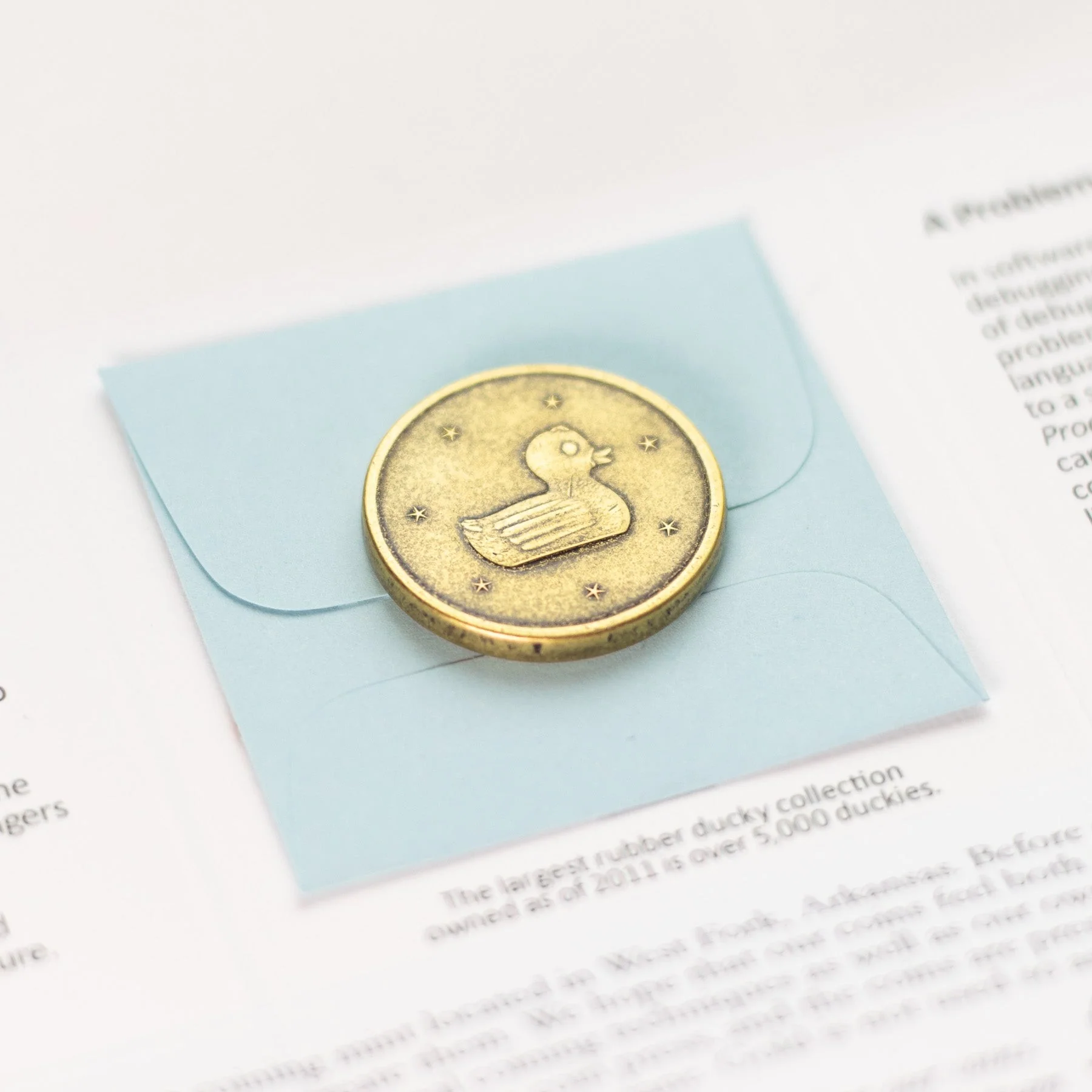 Lucky Duck Brass Coin - Image 4