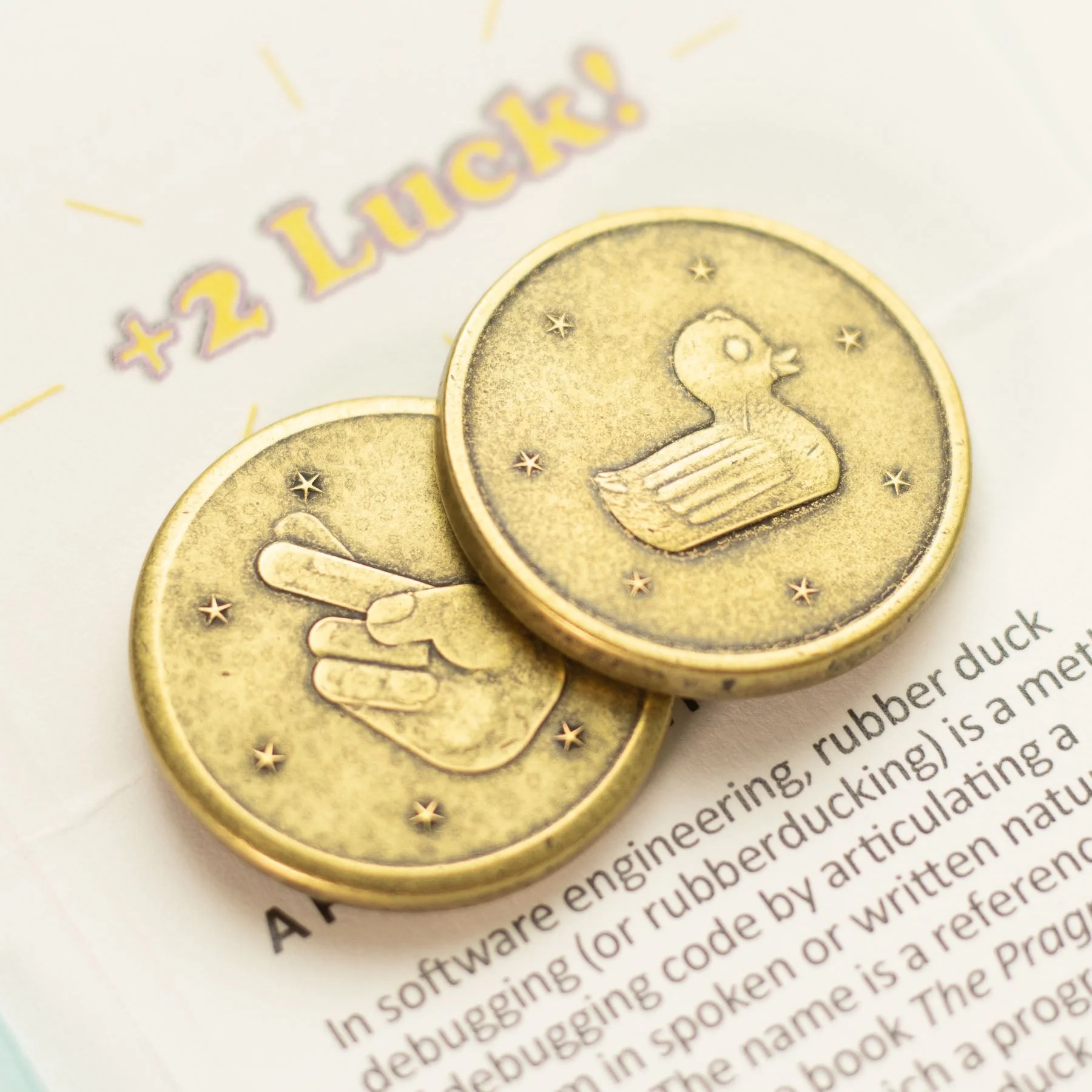 Lucky Duck Brass Coin - Image 5