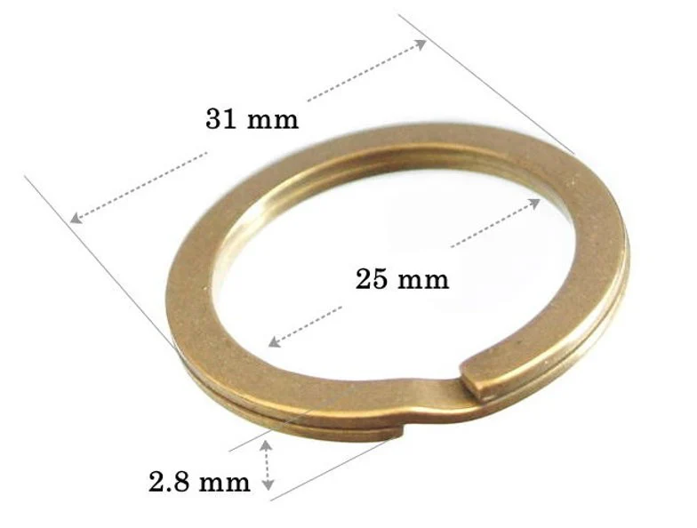 Flat Split Ring - Image 8