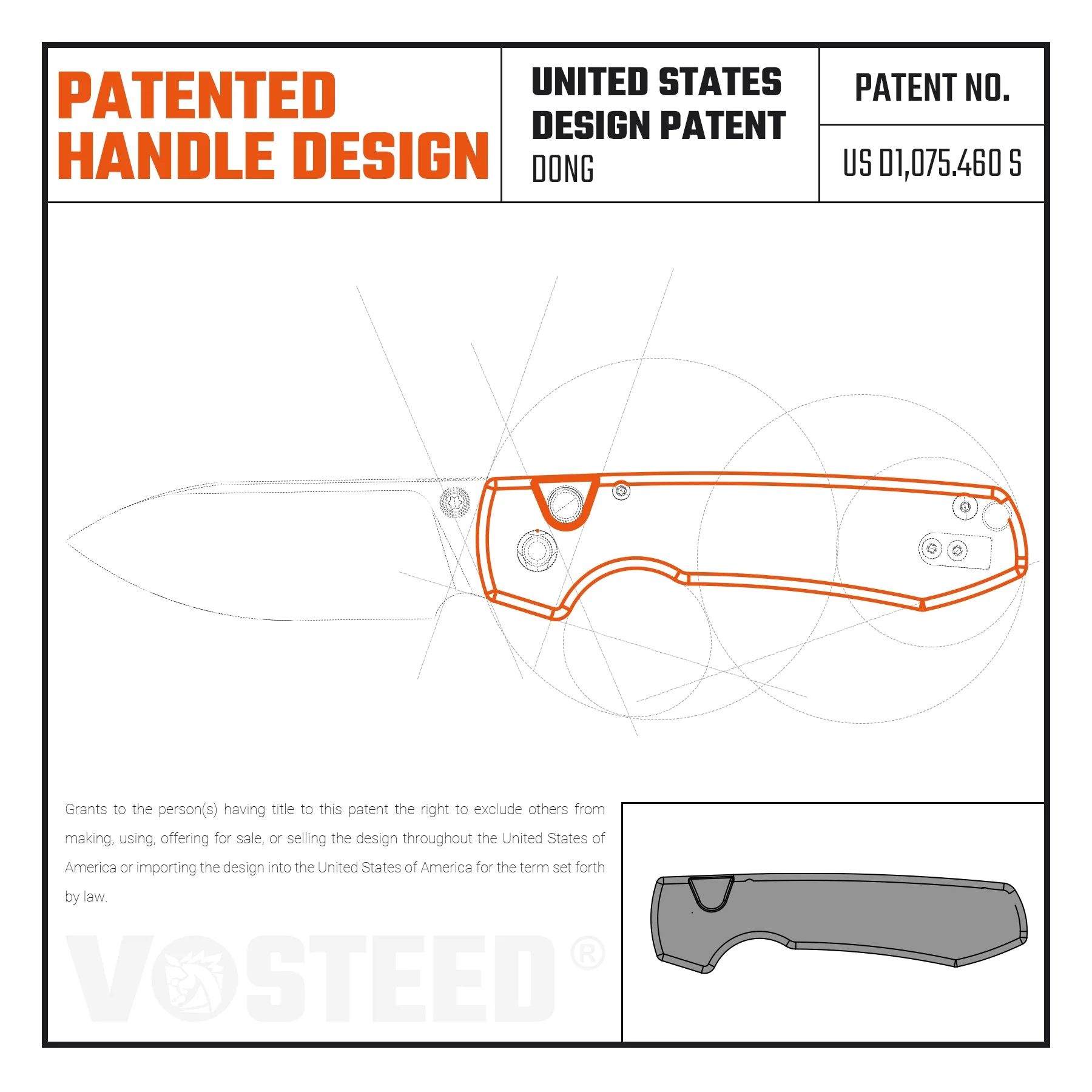 Raccoon Top Liner Bowie Knife - Image 13